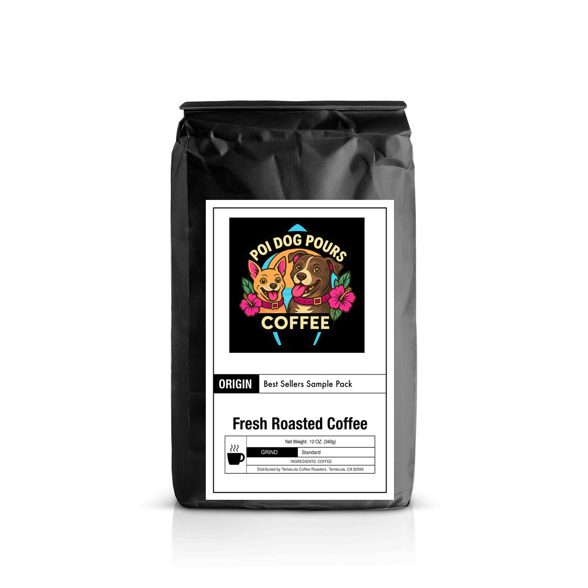 Best Sellers Sample Pack: 6Bean, Cowboy, Breakfast, Peru, Mexico, Bali